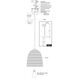 Nassau LED 14 inch Matte Black Pendant Ceiling Light