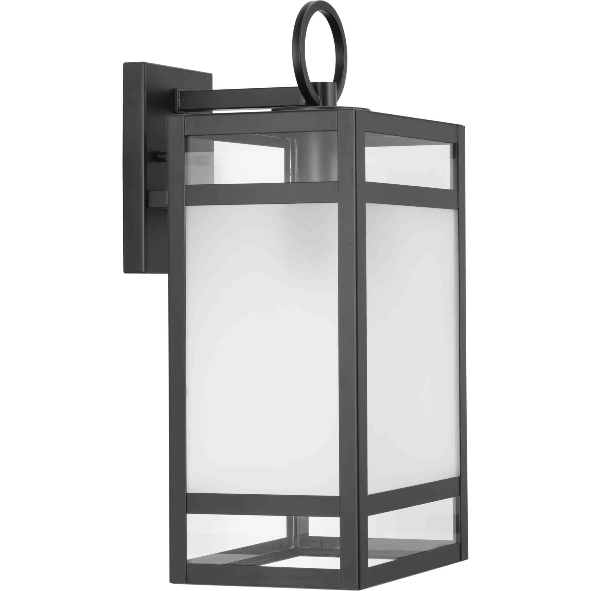 Parrish 1 Light 18 inch Matte Black Outdoor Wall Lantern