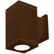 Cube Arch LED 5.5 inch Bronze Sconce Wall Light in Narrow, 85, 2700K, Straight Up/Down
