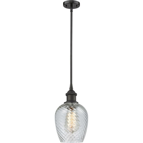 Ballston Salina LED 5 inch Oil Rubbed Bronze Pendant Ceiling Light, Ballston