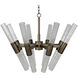 Moira 16 Light 16 inch Aged Brass Chandelier Ceiling Light