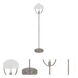 Mavisten Edition Copernica 62 inch 75 watt Pewter Floor Lamp Portable Light in White