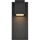 Raine 11 inch Black Outdoor Wall Light