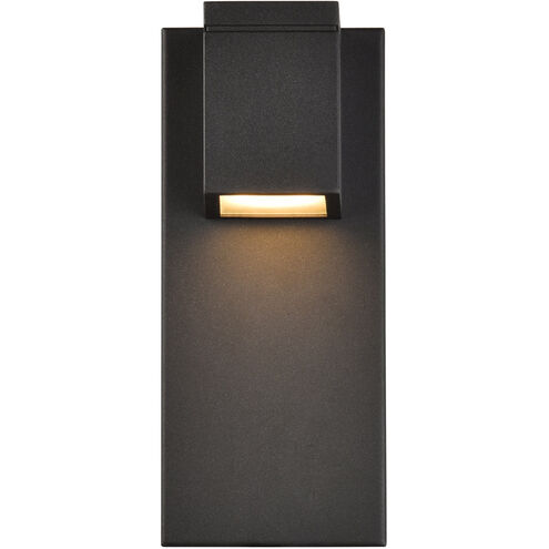 Raine 11 inch Black Outdoor Wall Light