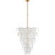 AERIN Loire 12 Light 29.25 inch Gild Cascading Chandelier Ceiling Light