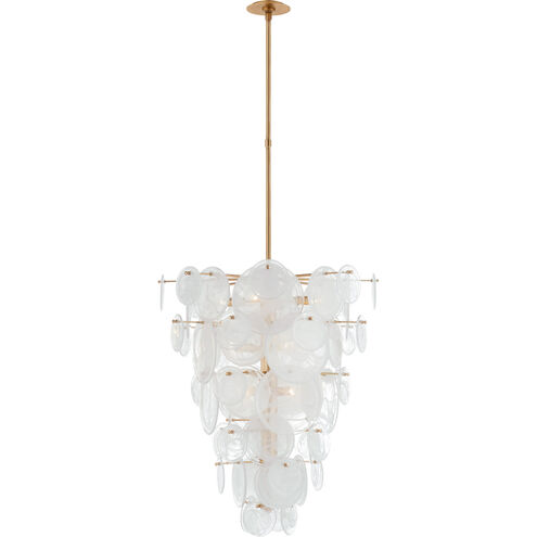 AERIN Loire 12 Light 29.25 inch Gild Cascading Chandelier Ceiling Light