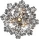 Addis 4 Light 17.75 inch Polished Chrome Chandelier Ceiling Light in Smoke