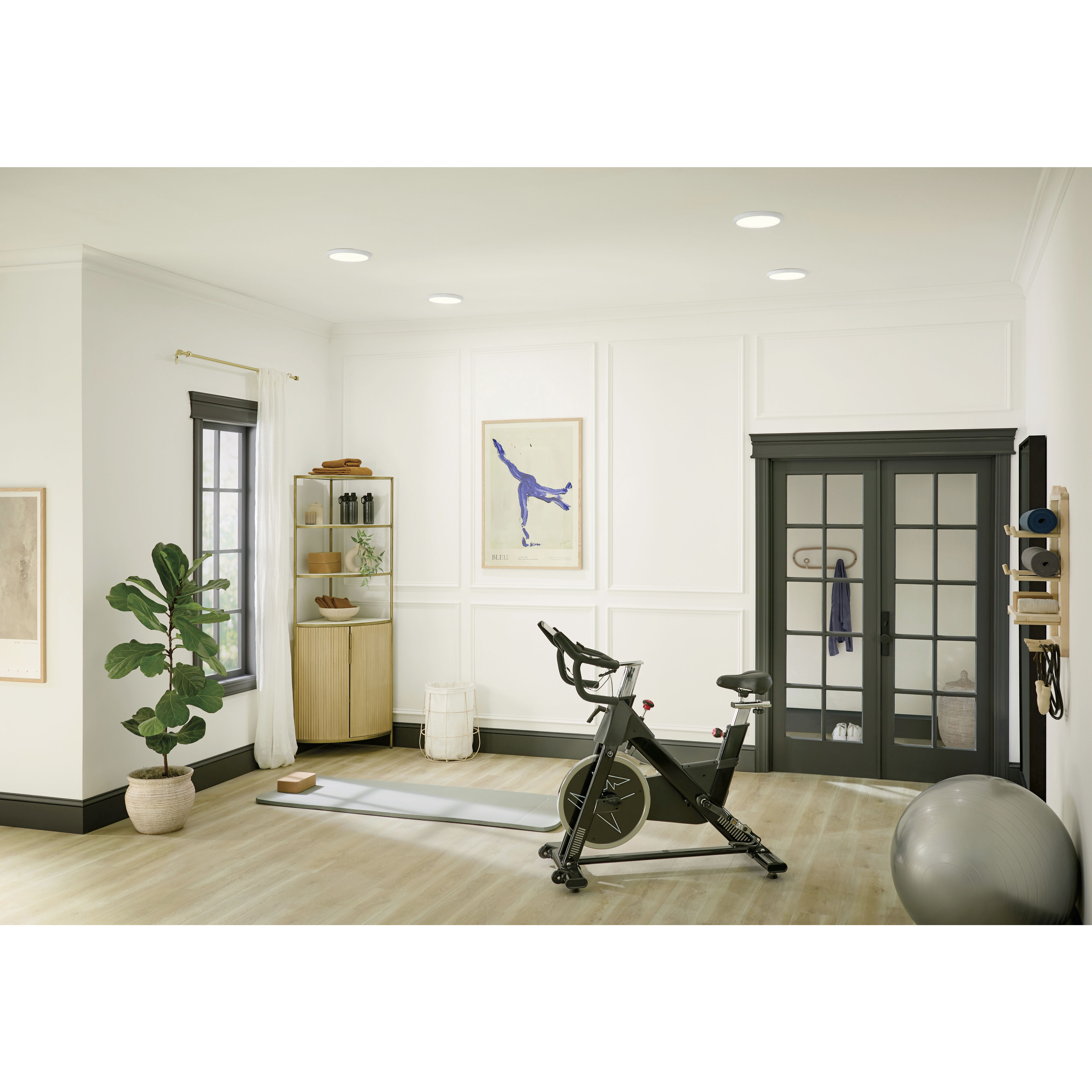 Ara LED White Flush Mount Light Ceiling Light