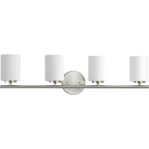 Replay 4 Light 31.13 inch Brushed Nickel Bath Vanity Wall Light
