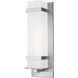 Alban 1 Light 24.63 inch Satin Aluminum Outdoor Wall Lantern, Large