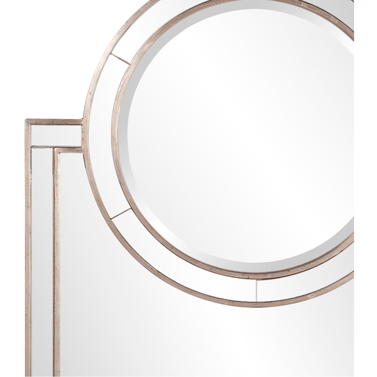 Cosmopolitan 44 X 24 inch Silver Leaf Wall Mirror