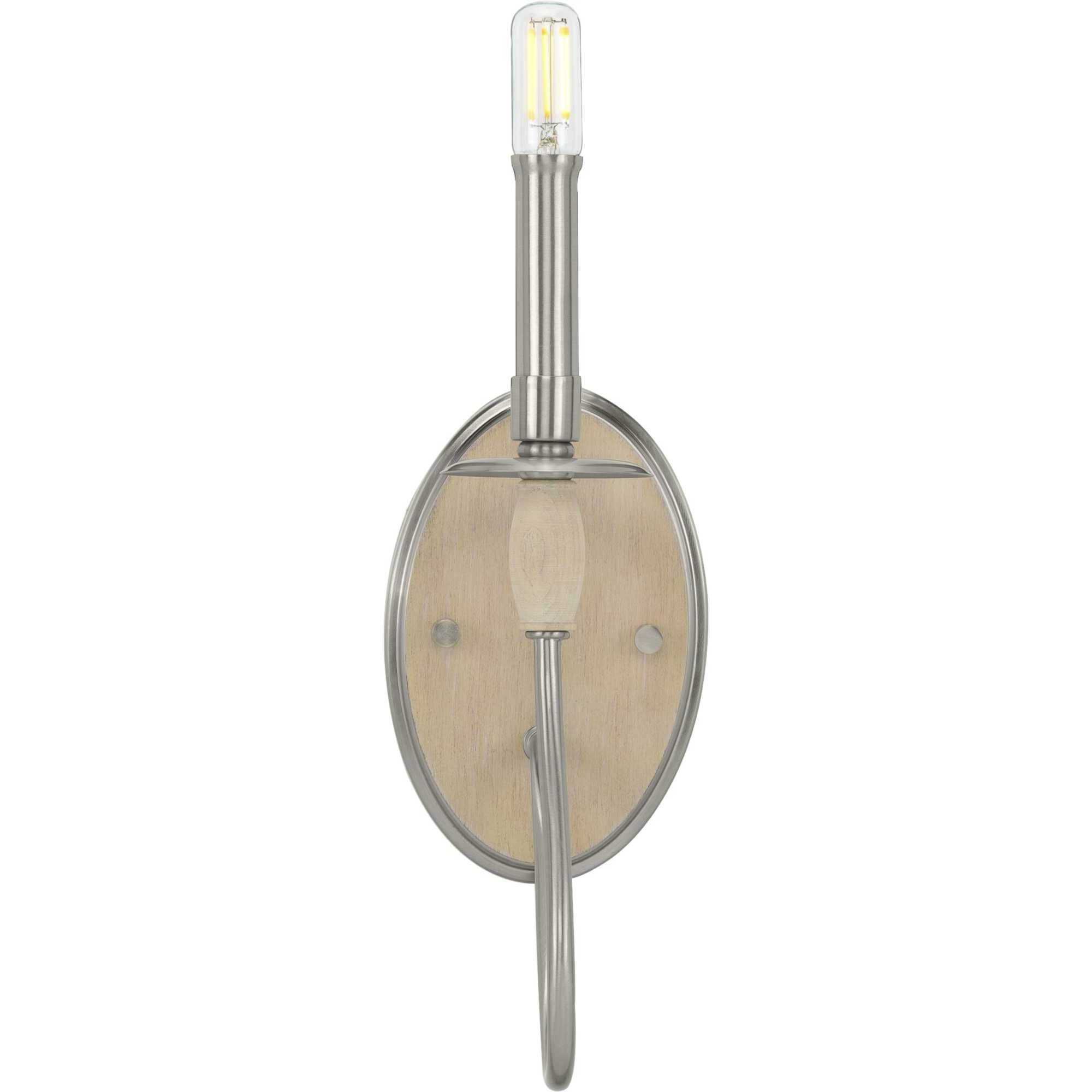 Durrell 1 Light 5 inch Brushed Nickel Wall Bracket Wall Light