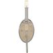 Durrell 1 Light 5 inch Brushed Nickel Wall Bracket Wall Light