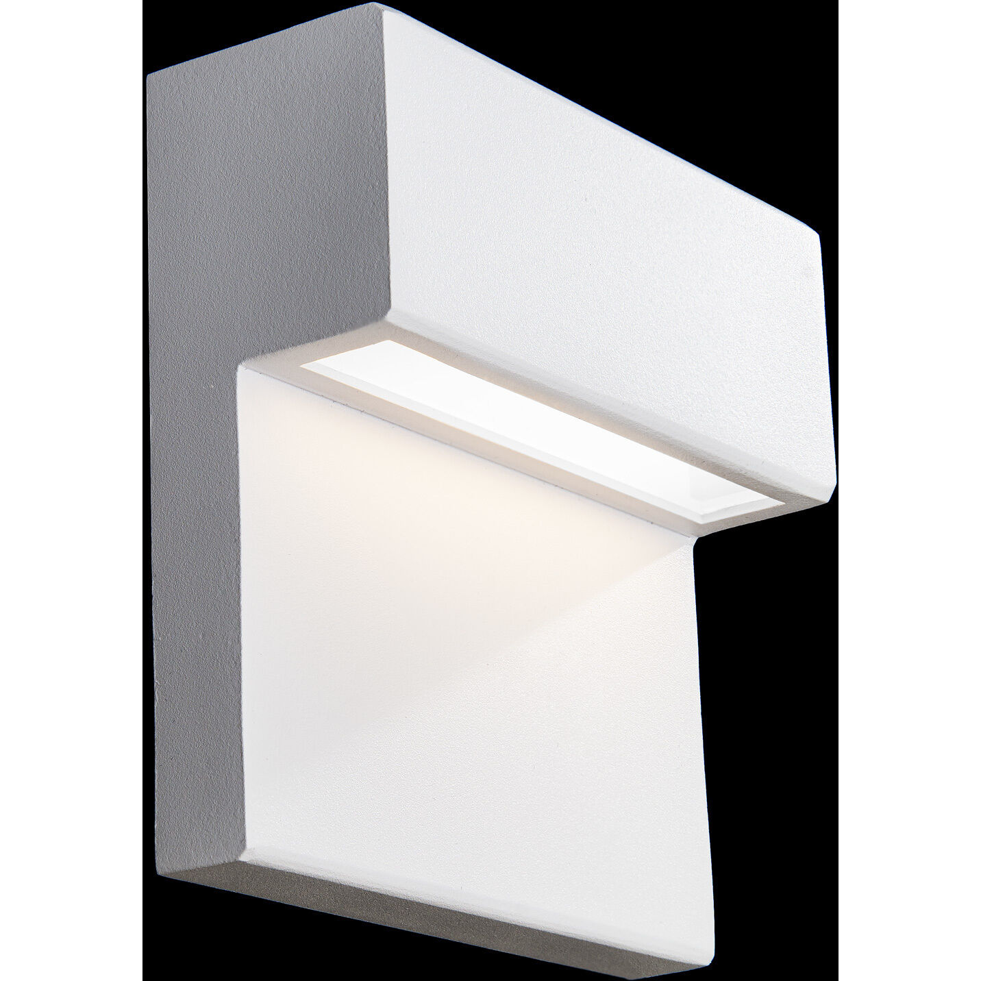 Balance LED 6 inch White Outdoor Wall Light in 3000K, dweLED