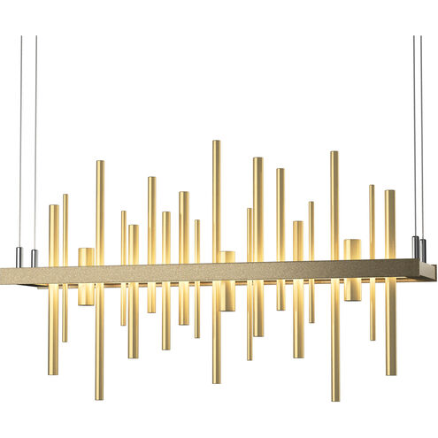 Cityscape LED 25.5 inch Soft Gold and Modern Brass Pendant Ceiling Light in Soft Gold/Modern Brass