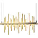 Cityscape LED 25.5 inch Soft Gold and Modern Brass Pendant Ceiling Light in Soft Gold/Modern Brass