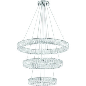 Kinsley 1 Light 32 inch Polished Chrome Pendant Ceiling Light