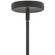 Ziggy 1 Light 12 inch Black Indoor Pendant Ceiling Light in Clear