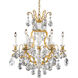 Renaissance 7 Light 23.5 inch Heirloom Gold Chandelier Ceiling Light in Swarovski