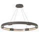 Aura LED 48 inch Natural Iron Pendant Ceiling Light, Large