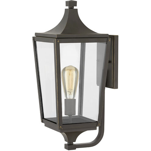 Jaymes LED 20 inch Oil Rubbed Bronze Outdoor Wall Mount Lantern, Medium
