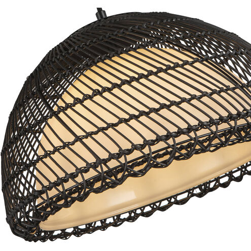 Alora Mood Bondi 1 Light 16.13 inch Matte Black Pendant Ceiling Light