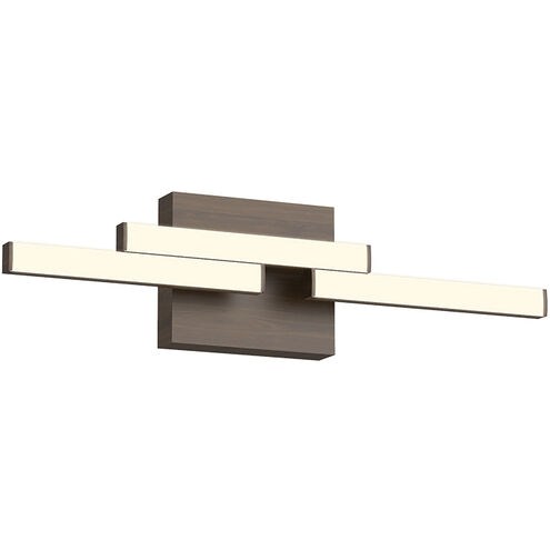 Anello Minor LED 20.87 inch Walnut Bath Vanity Light Wall Light