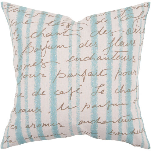 Decorative Pillows 22 inch Dark Brown, Teal, Beige Pillow Kit