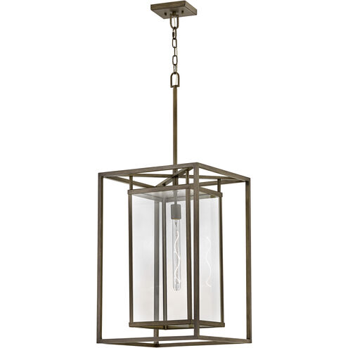 Estate Series Open Air Max LED 16.5 inch Burnished Bronze Outdoor Pendant Lantern