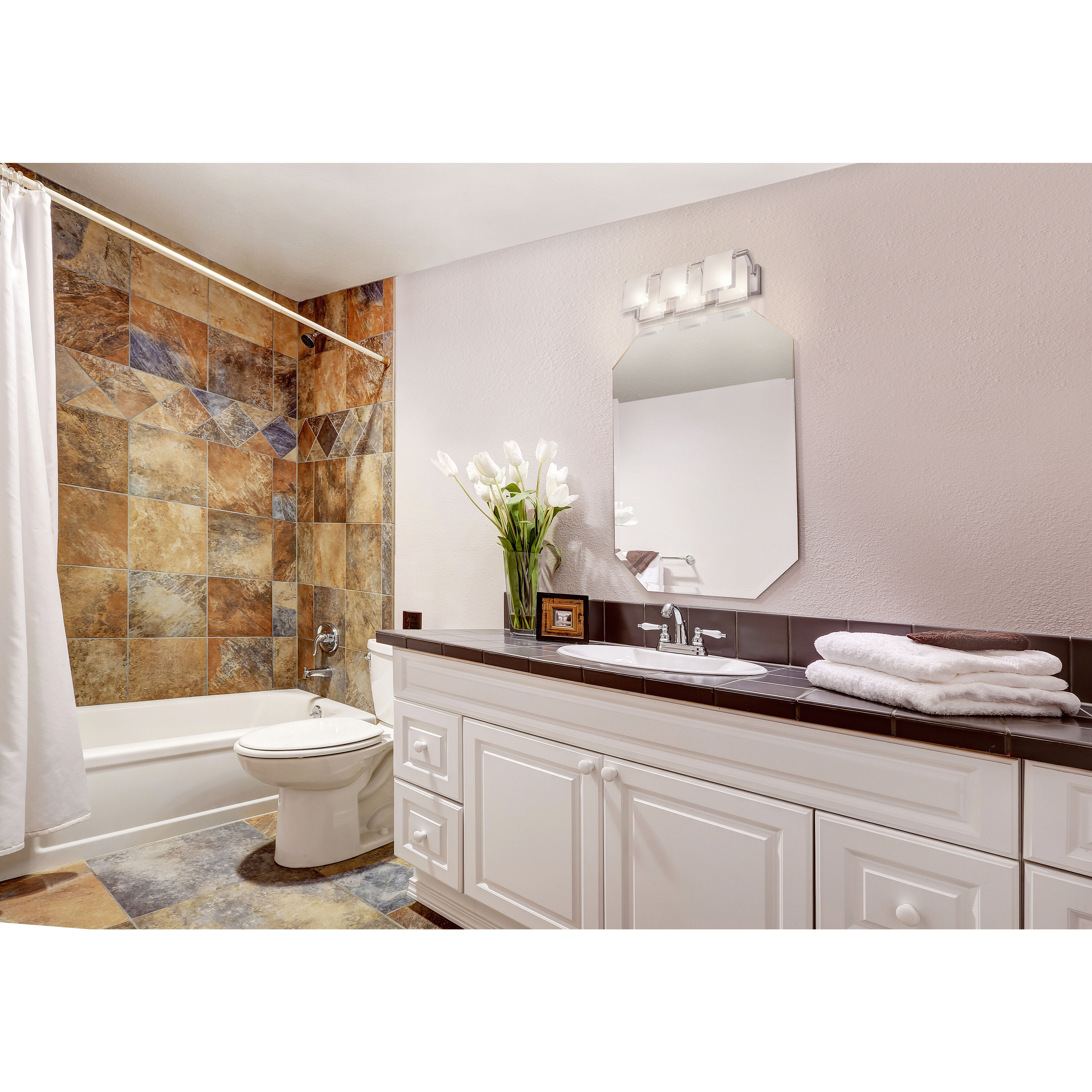 Zephyr 3 Light 22.83 inch Brushed Nickel Vanity Wall Light