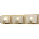 Ridgecrest LED 21 inch Satin Brass Vanity Light Wall Light