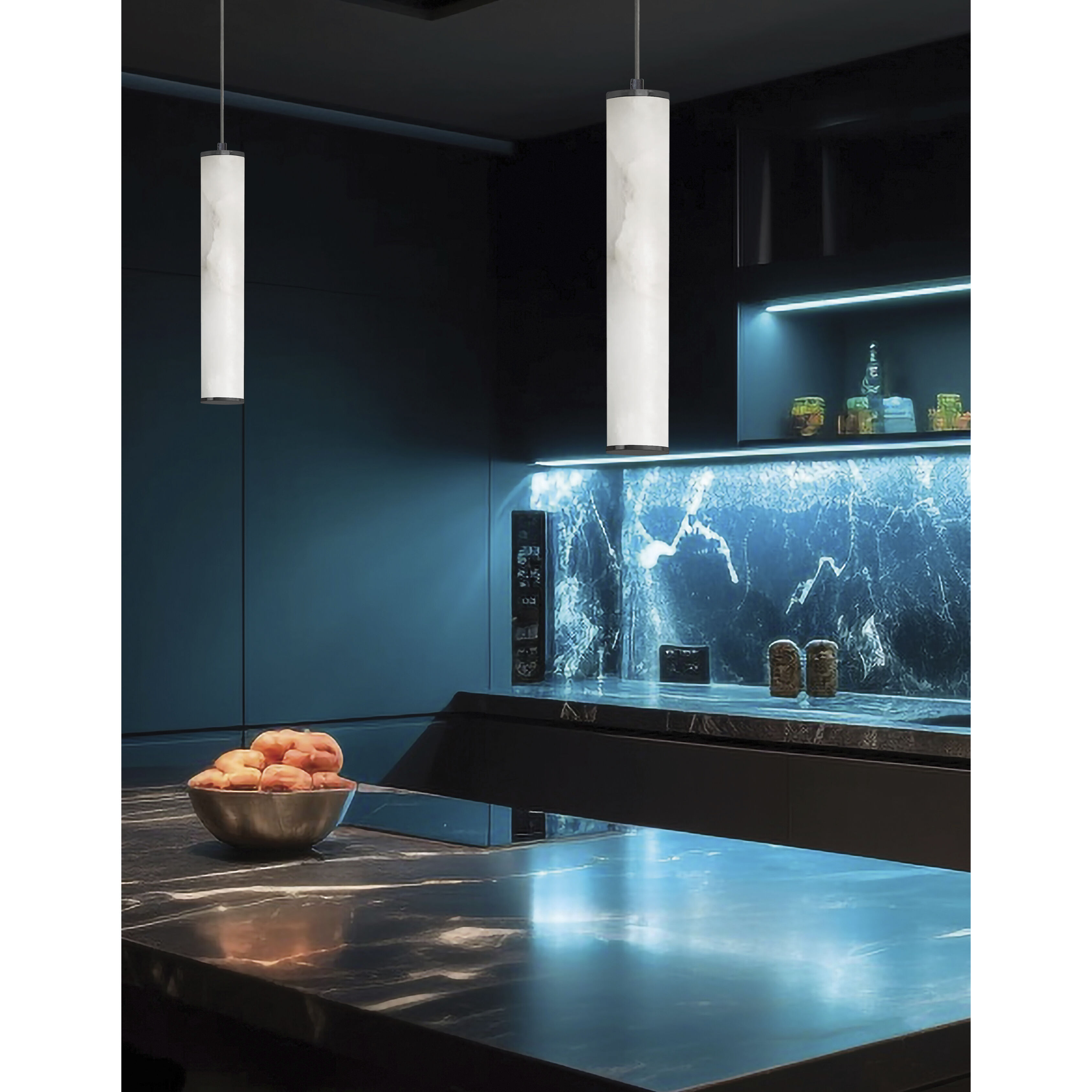 Reuben LED 2.5 inch Matte Black Pendant Ceiling Light