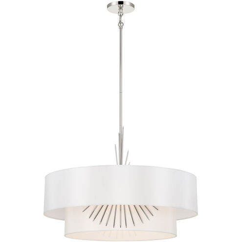 Gramercy 4 Light 25.88 inch Polished Nickel Pendant Ceiling Light