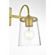 Avani 2 Light 14 inch Brass Bath Sconce Wall Light