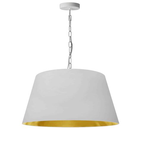 Brynn 1 Light 20 inch White Pendant Ceiling Light