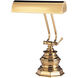 Piano/Desk 14 inch 40 watt Polished Brass Piano/Desk Lamp Portable Light in Octagon