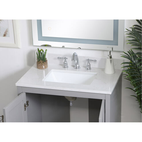 Backsplash 30 X 1 X 4 inch Calacatta White Bathroom Vanity Backsplash