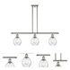 Ballston Small Waverly 3 Light 36 inch Polished Nickel Island Light Ceiling Light, Ballston