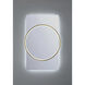 Trails 46 X 30 inch Gold LED Mirror