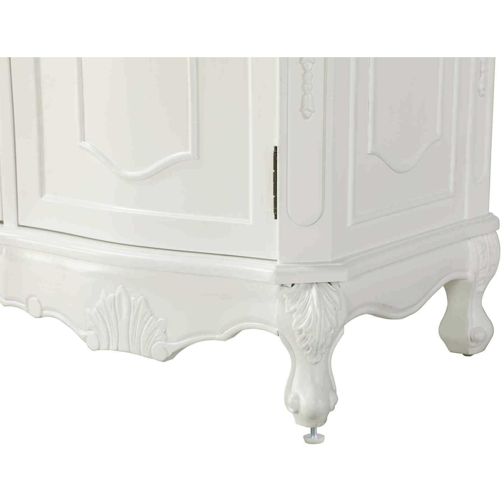 Danville 54 X 36 inch Antique White Bathroom Vanity Cabinet