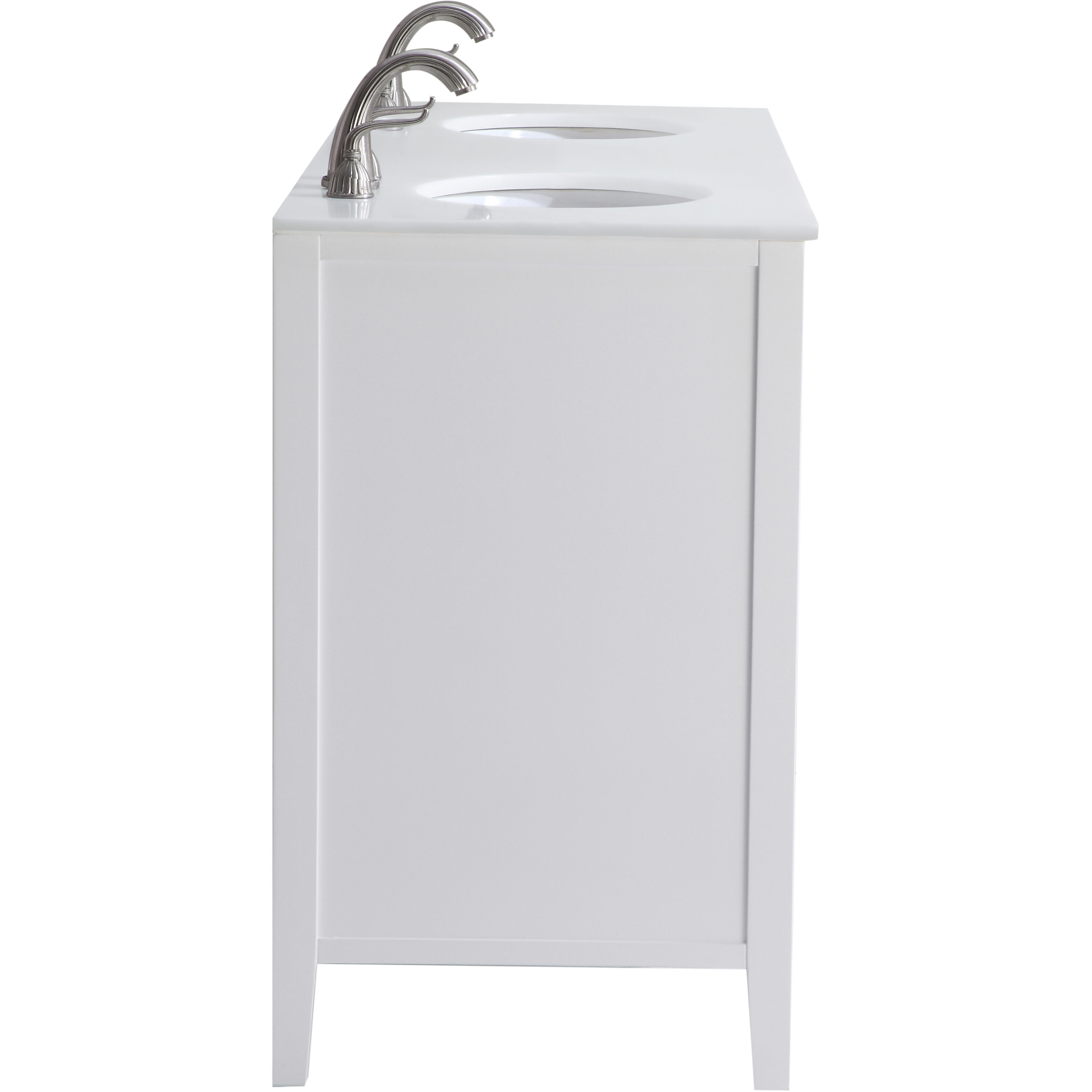 Cape Cod 60 X 21 X 35 inch Antique White Vanity Sink Set