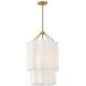 Gwen 4 Light 16 inch Lacquered Brass Pendant Ceiling Light