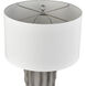 Genesee 27.5 inch 150 watt Gray Glazed Table Lamp Portable Light