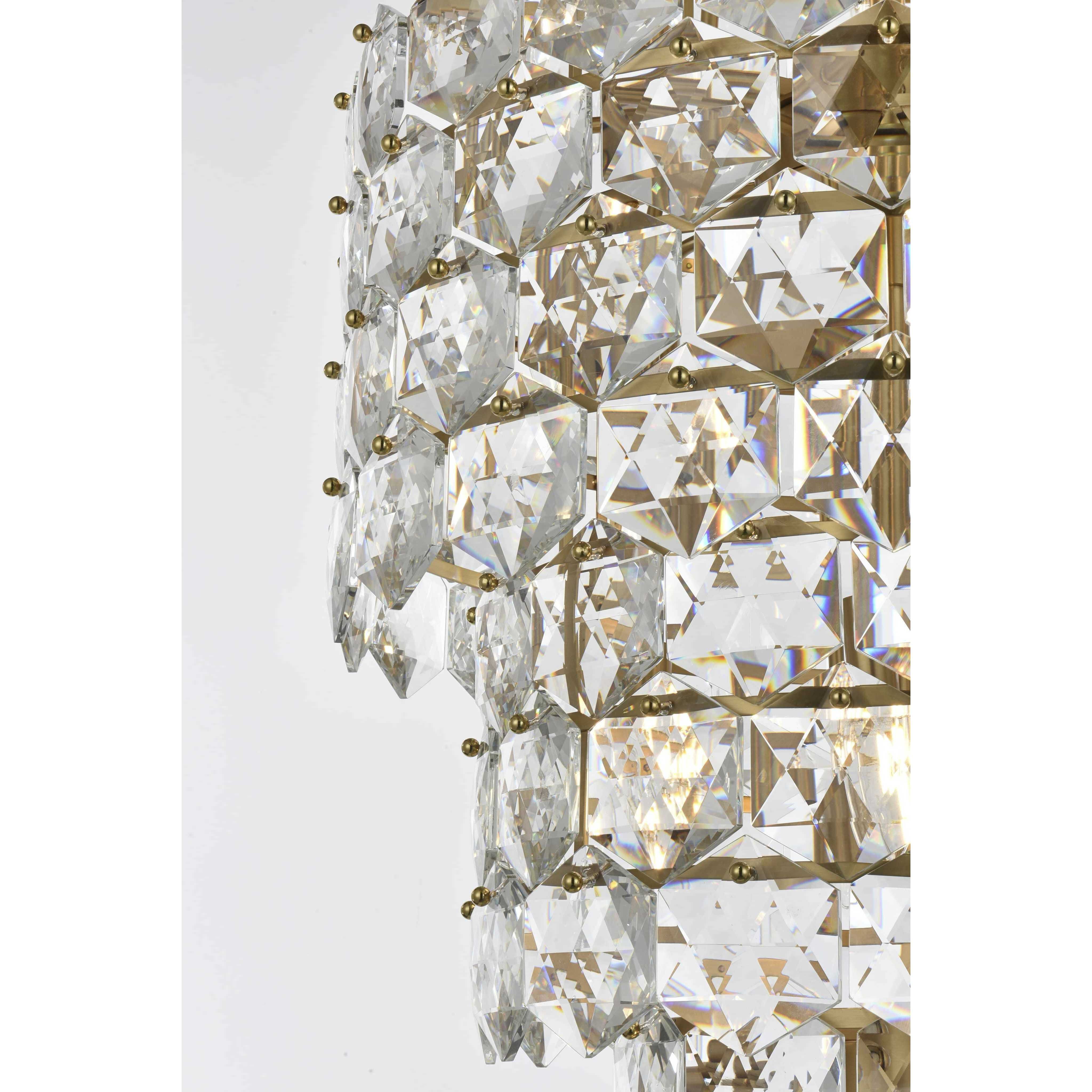 Adaline 26 Light 24 inch Satin Gold Chandelier Ceiling Light