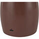 Alora Mood Poppy 10.63 inch 3 watt Burgundy Table Lamp Portable Light