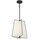 Vellinor 1 Light 13 inch Matte Black Pendant Ceiling Light