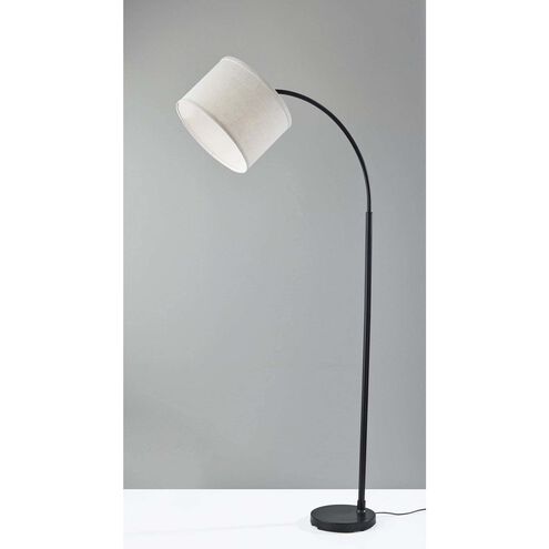 Jace 64 inch 100 watt Black Floor Lamp Portable Light