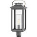 Coastal Elements Atwater LED 23 inch Ash Bronze Outdoor Post Mount Lantern, Low Voltage