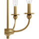 Southcrest 4 Light 13 inch Luxe Gold Semi Flush Mount Ceiling Light