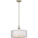 Signature 3 Light 16 inch Satin Nickel Pendant Ceiling Light